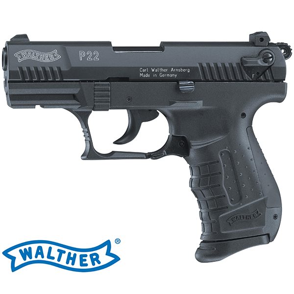 Walther P22 Schreckschusspistole brüniert