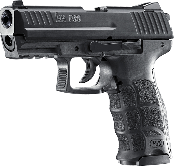 Heckler & Koch P30 Schreckschuss Pistole und Gaspistole schwarz (brüniert)